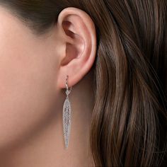 14K White Gold Long Teardrop Diamond Earrings Teardrop Diamond, Classic Wedding Band, Exclusive Wedding, Anniversary Bands, Pendant Bracelet, Wide Bands, White Rose Gold, Gold Platinum, Silver Rose Gold