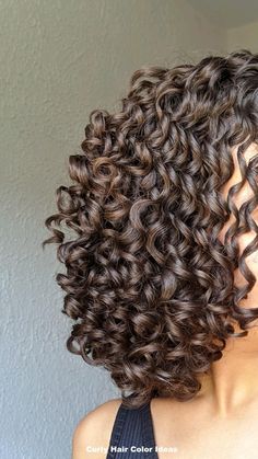 25 Vibrant Curly Hair Color Ideas for a Stunning Makeover 3b Short Hair, 3a Curly Hair, Perfect Curly Hair, Curly Hair Beauty, Mixed Curly Hair