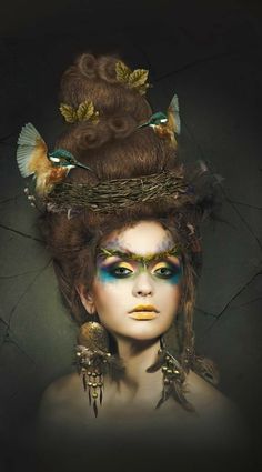 Mother Nature Costume, Avant Garde Makeup