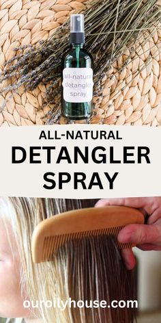 Homemade Hair Products For Hair Growth, Homemade Detangler Spray, Diy Detangler Spray, Homemade Hair Detangler, Homemade Detangler, Diy Hair Products, Diy Detangler, Diy Hair Detangler Spray