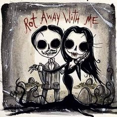 Art Sinistre, Gomez And Morticia, Tim Burton Art, Dark Art Drawings, Halloween Drawings, Creepy Art, Creepy Cute, Gothic Art, Meaningful Tattoos