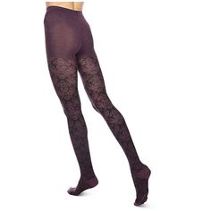 Our Baroque Patterned Sweater Tights are named after a whole stylistic movement, so we'd say they're pretty darn special. Covered in an intricate pattern resembling flowers and family crests, these tights make any outfit stand out from the rest. They're made with a cotton blend, so you stay warm even when it's oh-so-cold outside. Available in multiple colors for many kinds of elegance. Fitted Purple Legwear For Winter, Purple Stretch Legwear For Winter, Winter Purple Stretch Legwear, Winter Stretch Purple Legwear, Purple Stretch Tights For Winter, Stretch Purple Legwear, Fitted Purple Legwear, Fitted Purple Thigh High Legwear, Winter Purple Stretch Tights