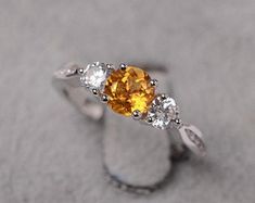 I'm good at make gemstone jewelry by PeiPeiJewelry on Etsy Im Awesome, Citrine, Gemstone Jewelry, Diamond Ring, Engagement Rings, Gemstones, Crystals, Ring