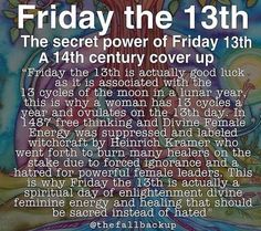 Friday 13th, Secret Power, Wiccan Witch, Witch Magic, Moon Cycles, Wiccan Spells, White Magic