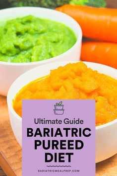 After you have completed the pre bariatric surgery diet, the pureed diet stage is usually the first stage your doctor will advance you to after surgery. Each surgery center has their own specific guidelines but the pureed diet stage usually involves blending your food to a thin, lump free texture. It resembles an “applesauce like consistency.” Sleeve Surgery Diet, Bariatric Recipes Sleeve Liquid Diet, High Protein Bariatric Recipes, Full Liquid Diet, Pureed Diet, Liquid Diet Recipes, Bariatric Recipes Sleeve, Clear Liquid Diet, Pureed Food