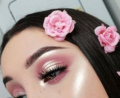 Pinterest: Shaydominates....follow me for more amazing pins!!❤ Make Up Humor, Machiaj Smokey Eyes, Pink Eyeshadow Look, Makeup Course, Simple Eye Makeup