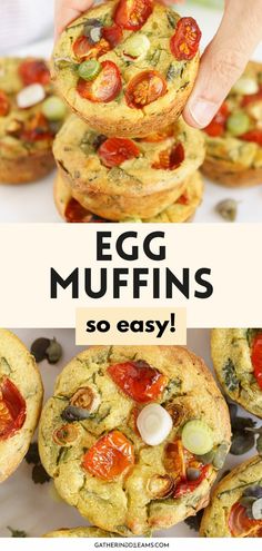 These are the best vegan egg muffins to try! Packed with flavor and perfect for any time of day. Almond Flour Egg Muffins, Vegan Breakfast Snacks, Healthy Vegetarian Breakfast, Breakfast Egg Muffins, Egg Muffins Recipe, Vegan Egg, Healthy Vegan Breakfast