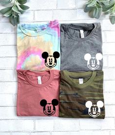 Mickey Mouse Tie Dye, Disney Mom Shirt, Family Disney Shirts Matching, Disney 2023, Disney Sweatshirt, Disney World Vacation Planning, Disney Shorts, Family Disney Trip