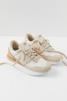 A contemporary take on a 70s-inspired silhouette, these street-ready sneakers are featured in a lightweight design and secure lace-up style with a breathable mesh lining, oversized N logo, and bold extended midsole. * Cushioned footbed* Exposed foam tongue* Durable treaded outsole N Logo, Back To School Shoes, Preppy Shoes, Cute Sneakers, Swag Shoes, Trendy Sneakers, Fall Shoes, Crazy Shoes