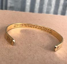 "This listing features ONE stainless steel silver, gold, or rose gold cuff bracelet for your daughter or daughter in law. The outside of the bracelet will come with the bride and groom's names or a monogram, in the script font shown, along with a date on one end and a heart or Love infinity symbol on the other end. The inside of the bracelet will come with a message, personalized if desired. -->Today a Bride, Tomorrow a wife, Forever our Little Girl -->Today a Bride, Tomorrow a wife, Forev Stainless Steel Name Bracelet With Engraving Option, Stainless Steel Name Bracelet With Engraving Option As Gift, Custom Text Stainless Steel Jewelry For Gift, Custom Text Stainless Steel Jewelry Gift, Rose Gold Stainless Steel Name Bracelet As Gift, Rose Gold Stainless Steel Name Bracelet For Gift, Gold Stainless Steel Cuff Bracelet As Gift, Gold Stainless Steel Cuff Bracelet For Gift, Gold Stainless Steel Cuff Bracelet Gift