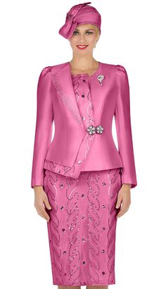 Mia By Giovanna Church Suits And Dresses Fall And Holiday 2023. Perfect item for church events or any special occasions. Church Attire For Women Classy, Church Attire For Women, Church Suits And Hats, Fancy Skirts, Church Attire, Women Church Suits, Formal Evening Wear, Light Violet, Latest Dress Design