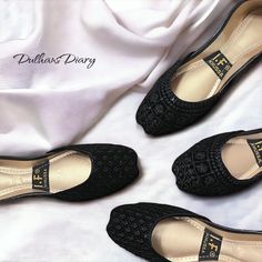 Introducing our exquisite Black Velvet Khussa, a perfect blend of tradition and style. Crafted with the utmost attention to detail, this pair of Khussa shoes is designed to elevate your ethnic and contemporary outfits alike. 🌟 Stunning Design: The rich black velvet exterior is adorned with intricate sequins and Zari work, adding a touch of glamour to your ensemble. Whether it's a special occasion or a casual outing, these Khussa shoes will make you stand out. 👣 Comfortable Fit: We understand t Traditional Black Closed Toe Heels, Traditional Flat Heels For Festivals, Black Embroidered Closed Toe Sandals, Traditional Black Closed Toe Sandals, Elegant Slip-on Flats With Cutdana, Elegant Flats With Cutdana And Round Toe, Festival Heels With Zari Work, Traditional Closed Toe Embroidered Heels, Traditional Embroidered Closed Toe Heels