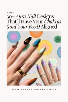 30+ Aura Nail Designs That'll Have Your Chakras (and Your Feed) Aligned - The Style Diary Spiritual Nail Art, Aura Nail Designs, Aura Nail, Spiritual Vibes, Hot Nails, Color Blending, Art Ideas