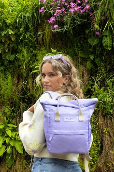 Enjoy everything you love about our classic Hackney Backpacks in a smaller size. Made from 100% recycled materials, our Mini Backpack is perfect for festivals, commutes, and daily use. With smart features like an anti-theft pocket and a key hook, this compact backpack combines style with practicality, making it a chic accessory for any occasion. Small in size, big on function and stylish enough to take anywhere, these bags are the cutest accessory for stashing your essentials on the go! FEATURES Recyclable Travel Bag For Back To School, Recyclable Backpack For Outdoor Use, Recyclable Outdoor Backpack, Outdoor Recyclable Backpack, Outdoor Recyclable Standard Backpack, Recyclable Everyday Backpack, Urban Bags With Adjustable Straps For Everyday, Eco-friendly Backpack With Adjustable Strap For Everyday Use, Casual Recyclable Backpack For Travel