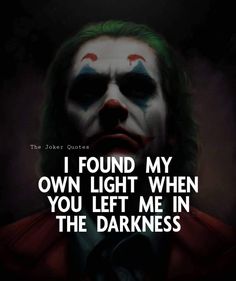 the joker quote about giving a f k is better than revenge