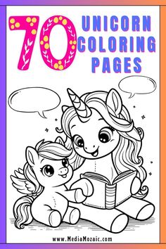 Click on the link to access a large variety of interesting and cute images of unicorns for coloring, unicorn coloring pages/ sheets, free PDF download