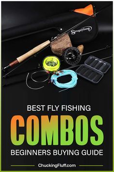 the best fly fishing combos for beginners buying guide is shown in this image