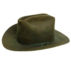 A stylish Sheplers Hat in a rich green hue, accompanied by a sleek vinyl hat container. The container, measuring 15 inches in diameter and 9 inches in height, is the perfect safekeeping for this fashionable accessory. The hat itself boasts dimensions of 12 inches in width, 14 inches in depth, and 6 inches in height. Green Short Brim Hat Bands For Rodeo, Green Hat Bands For Rodeo With Short Brim, Green Wide Brim Western Hat, Green Western Hat Bands For Kentucky Derby, Green Short Brim Felt Hat For Kentucky Derby, Western Green Hat Bands For Kentucky Derby, Green Fedora For Country Events, Green Flat Brim Hat For Country Events, Green Fedora Hat For Rodeo