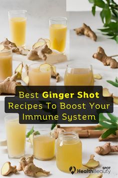 Empower your immune system and fuel your well-being with these refreshing Ginger Shots! 🌟 Immune Boosting Shots, Ginger Shot Recipe, Homemade Cough Syrup, Best Cough Remedy, Ginger Shots, Flat Belly Drinks, Nut Milk Bag