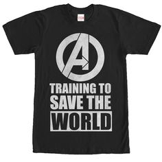 Black Avengers, Avengers Shirt, Avengers Quotes, Avengers Logo, Marvel Tshirt, Disney World Shirts, Man Thing Marvel, Save The World, Slim Fit Shorts