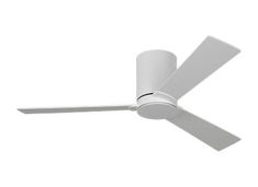 Visual Comfort Fan Rozzen 44 Ceiling Fan - Matte White, Handheld Remote, 6-speed, Reverse and Dimmer, indoor/outdoor 3RZHR44RZW White Ceiling Fan 3 Blades, 3 Blade Ceiling Fan, Energy Use, Midnight Black, Energy Star, Brushed Steel, Ceiling Height, Visual Comfort, Light Decorations