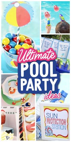 the ultimate pool party ideas for kids to play in and have fun on the water