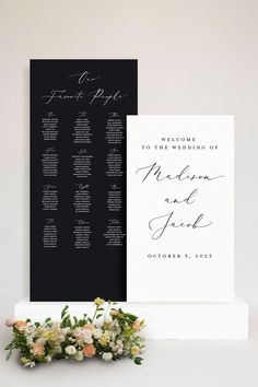 Large Wedding Seating Chart Lily Roe Co Seating Chart Wording, Black Tie Seating Chart, Seating Chart Wedding Ideas Elegant, Large Wedding Seating, Welcome Sign And Seating Chart, Simple Wedding Cards, Letterpress Save The Dates, Place Card Table Wedding, Wedding Quote