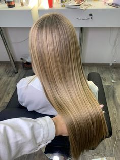 Caramel Balayage Straight Hair, Sand Blonde, Brown Hair Looks