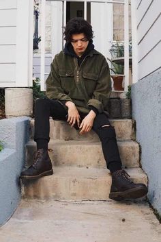 Hommes Grunge, Grunge Outfits Men, Oc Clothes, Iconic Outfits, Cherry Picking, Art Aesthetics, Character Clothing, Fashion Pic