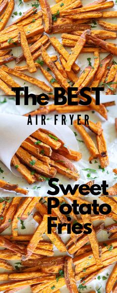 the best air fryer sweet potato fries are easy to make, and so delicious