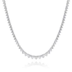 Gold 3 Prong Round Diamond Tennis Necklace: Round Diamonds F-G color, SI clarity 3 prong setting Length: 16” Marquise Cubic Zirconia Necklace With Prong Setting, Marquise Cut Cubic Zirconia Necklace In Brilliant Cut, Classic Marquise Cut Cubic Zirconia Necklace, Fine Jewelry Diamond Necklace With Prong Set Baguette Cut, Baguette Cut Diamond Necklace In Prong Setting, Baguette Cut Diamond Necklace With Prong Setting, Diamond White Marquise Necklace With Prong Setting, Marquise Diamond White Necklace With Prong Setting, Fine Jewelry Necklace With Marquise Prong Setting