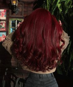 Red Hair-color Ideas dark hair long haircut layer long auburn fall healthy Red Hair Styles, Red Hair Color Ideas, Cherry Red Hair