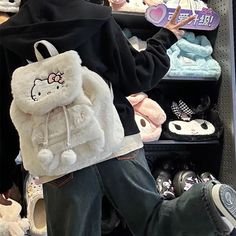 Kawaii Sanrio Bag Sanrio Bag, Kawaii Bag, Kawaii Sanrio, Plush Bags, Plush Backpack, Hello Kitty My Melody, Cute Backpacks, Wholesale Bags, Cute Plush