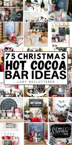 christmas hot cocoa bar ideas that are easy to make