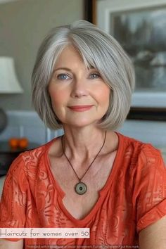 Chin Length Gray Hair, Haircuts For Women Over 70, Grey Hair Looks, Grey Bob, Sarah Harris, Haircuts For Medium Length Hair, Easy Hair Cuts, Amazing Hairstyles