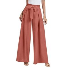 Women's Boho Flowy High Waisted Wide Leg Pants Elegant Business Work Trousers Loose Casual Lounge Pants Welcome to our store, I wish you a happy shopping Our products are produced in our own factory with various styles We offer various discounts, and we offer a 30-day quality guarantee please rest assured to place an order If you have any questions, please feel free to contact me, it is our honor to serve you SOMEONE ASKED Q: Is the quality of the clothes as described? A: Yes, if the product you Dress Pants For Women, High Waisted Dress, Pants Elegant, Flowy Wide Leg Pants, Black Linen Pants, High Waisted Dress Pants, Work Pants Women, Running Style, Waisted Dress