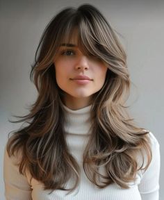 Modern Bangs, Bangs Haircut Ideas, Haircut Ideas Trendy, Bangs Haircut, Hairstyles Bangs, Light Bangs, Spring Events, Layered Hairstyles