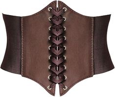 Amazon.com: Alivila.Y Fashion Womens Faux Leather Underbust Corset Belt Bustier A13-Coffee: Clothing, Shoes & Jewelry Leather Underbust Corset, Underbust Corset Belt, Corset Belt, Underbust Corset