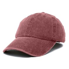 Step up your style game with our laid-back unisex washed baseball cap, where comfort meets versatility. Made from 100% cotton, this cap is your new go-to for everything from morning jogs to weekend getaways. Its low-profile, unstructured design brings a relaxed vibe, making it easy to pair with any outfit while still keeping things cool and breathable. Whether you’re spending the day at the beach, hiking a new trail, or just grabbing coffee with friends, this cap’s soft inner sweatband and well- Casual Red Cotton Trucker Hat, Washed Cotton Baseball Cap, Faded Cotton Baseball Cap With Curved Bill, Faded Soft-washed Baseball Cap With Curved Brim, Washed Solid Color Baseball Cap With Curved Brim, Solid Color Washed Baseball Cap With Curved Brim, Faded Washed Cotton Dad Hat, Faded Cotton Baseball Cap Soft-washed, Faded Cotton Soft-washed Baseball Cap