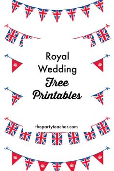 the royal wedding free printables