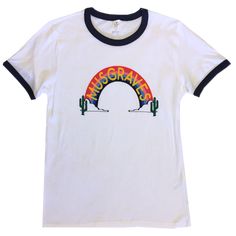 Harry Outfits, Rainbow Tee, Harry Styles Aesthetic, Queen Outfit, Kacey Musgraves, Future Outfit, Ringer Tee, Rainbow Design, Embroidered Tshirt