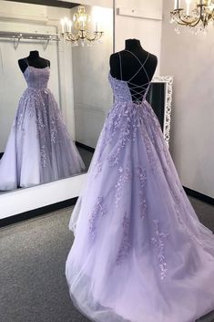 Lilac Lace Applique Prom Dresses Back Open Formal Evening Dress With Train Purple Prom Dress Long, Light Purple Prom Dress, Champagne Prom Dress Long, Sweetheart Evening Dress, Lavender Prom Dresses, Prom Dress Black, Champagne Prom Dress, Purple Prom, Graduation Party Dresses