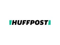 the word'hubpost'is shown in black and green