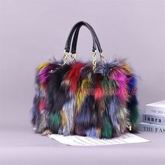 Women's Colored Real Fox Fur Handbag Real Leather Bag Cowhide Tote Shoulder Bag About Feedback 1.      Feedback is VERY important to us. 2.      We work very hard to exceed your expectations. We make our living by offering a quality product at a  competitive price, all while offering the BEST customer experience in the  industry.  3.     If you are not satisfied with the item, please Contact Me before you leave me negative feedback, we will try our best to solve the problem to make you satisfied. Payment Method Payment is required within 7 days after the auction ends. We will cancel the transactions if the payment is not received within 7 days after the auction ends. Shipping The item will be shipped by Standard shipping (airmail) within 1 or 2 business days (except weekend, holiday) once Multicolor Rectangular Bags For Winter, Winter Multicolor Rectangular Bags, Multicolor Rectangular Winter Bag, Military Shoes, Fur Handbag, Fox Hair, Fur Handbags, Real Leather Bags, Party Handbags