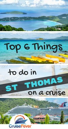 the top 5 things to do in st thomas on a cruise