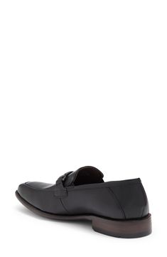 A covered bit strap detail adorns a classic moc loafer that is created with an elegant tapered square toe. Tapered square toe Bit strap detail Slip-on Leather upper, manmade sole Imported Tapered Square, Bit Loafers, Johnston Murphy, Loafers Men, Size 13, Nordstrom Rack, Leather Upper, Loafers, Slip On