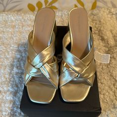 New In Box Banana Republic Gold Sandals - The Perfect Summer Wedding Sandal! Summer Heels, Wedding Sandals, Gold Sandals, Perfect Summer, Summer Wedding, Shoes Women Heels, Banana Republic, Shoes Heels, Women Shoes