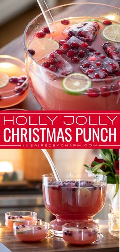 Need the perfect Christmas drink? Stir up a batch of this holiday cocktail recipe! Not only is this alcoholic punch incredibly easy, but it is also wonderfully delicious. Everyone will enjoy this Holly Jolly Christmas Punch! Easy Holiday Cocktail Recipes, Easy Holiday Cocktails, Unique Cocktail Recipes, Alcoholic Punch Recipes, Punch Cocktails