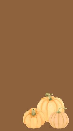 three small pumpkins sitting on top of each other