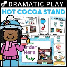 the hot cocoa stand is an interactive activity for children to learn how to use it